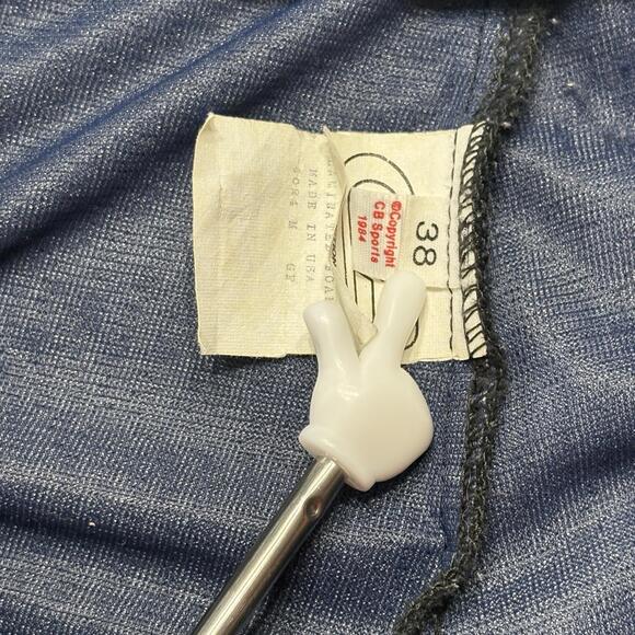 Vtg 80s CB Sports Gore-Tex Pants Mens 38 Black Full Side Zip - Picture 8 of 16